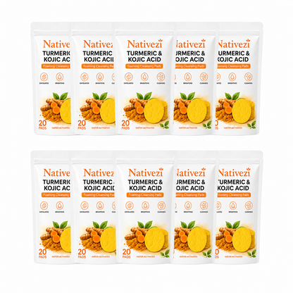 🔥Last Day Big Discount Promotion🔥 | Nativezi Turmeric Kojic Glow Pads
