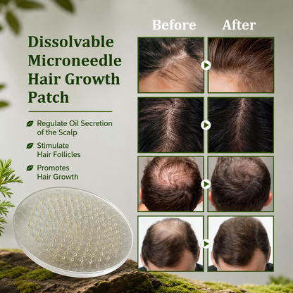 Dissolvable Microneedle Hair Growth Patch