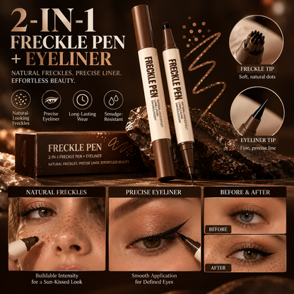 2-In-1 Eyeliner Freckle Pen