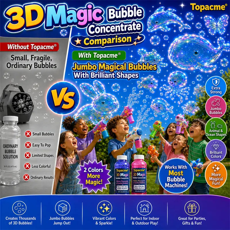 Nativezi® Super 3D Magic Bubble Concentrate —— Animal & Ocean Fantasy Theme