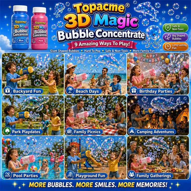 Nativezi® Super 3D Magic Bubble Concentrate —— Animal & Ocean Fantasy Theme