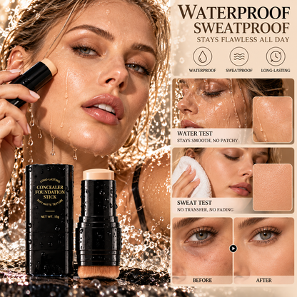 High-Coverage Waterproof Concealer Stick – Tattoo & Imperfection Coverage