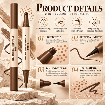 2-In-1 Eyeliner Freckle Pen