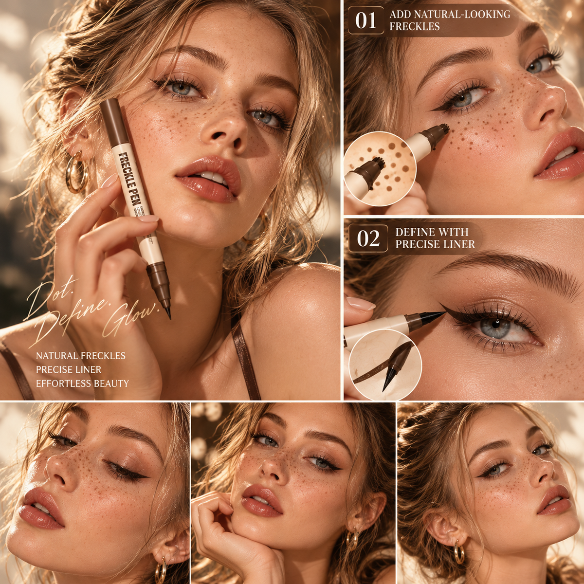 2-In-1 Eyeliner Freckle Pen