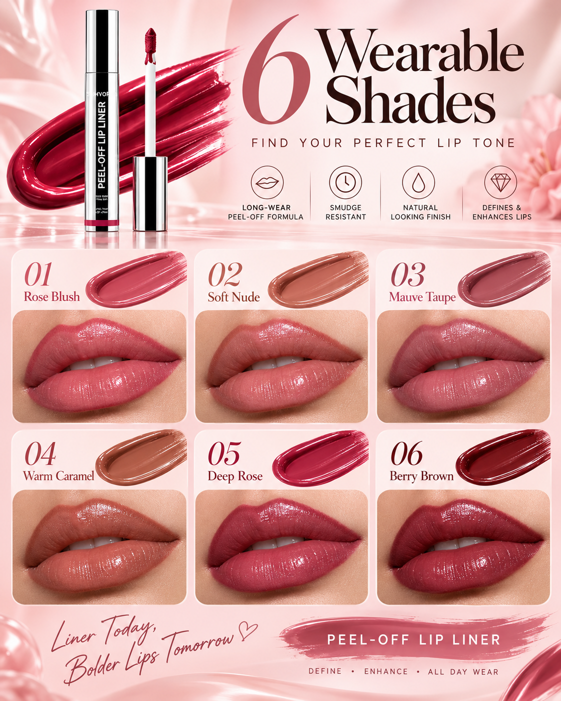 ⏰ Last Day Only! 🎁 Buy 1 Get 1 FREE — STORVOKIO Peel-Off Lip Liner