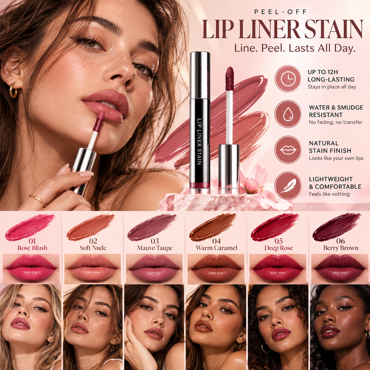 ⏰ Last Day Only! 🎁 Buy 1 Get 1 FREE — STORVOKIO Peel-Off Lip Liner