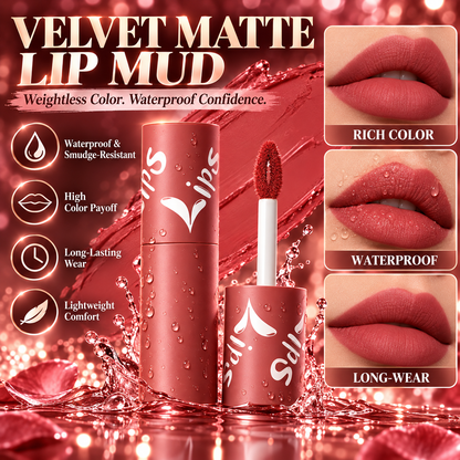 💋✨24H Long‑Lasting Matte Lipstick – Smudge‑proof, transfer‑resistant, vibrant colour. 👄🌹