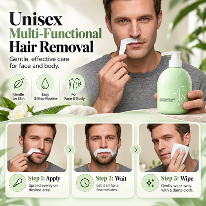 🌸 LIMITED-TIME 50% OFF! ✨ Gentle Hair Removal Cream – Smooth Skin, No Dark Spots, Botanical Infusion 🧴
