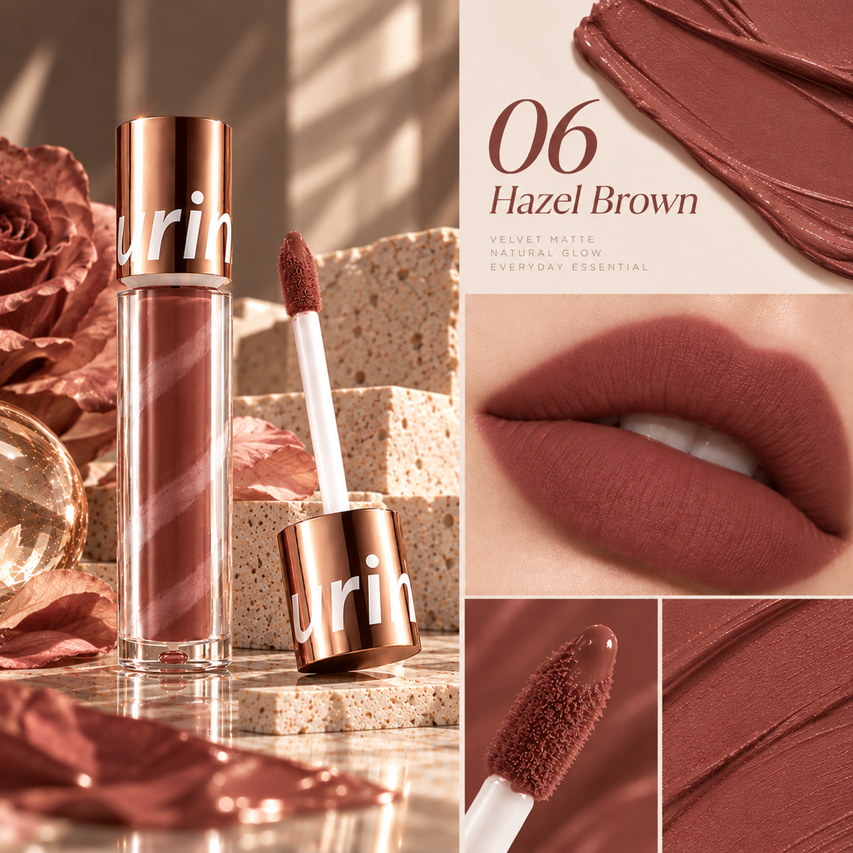 24H Long‑Lasting Matte Lipstick – Smudge‑proof, transfer‑resistant, vibrant colour.