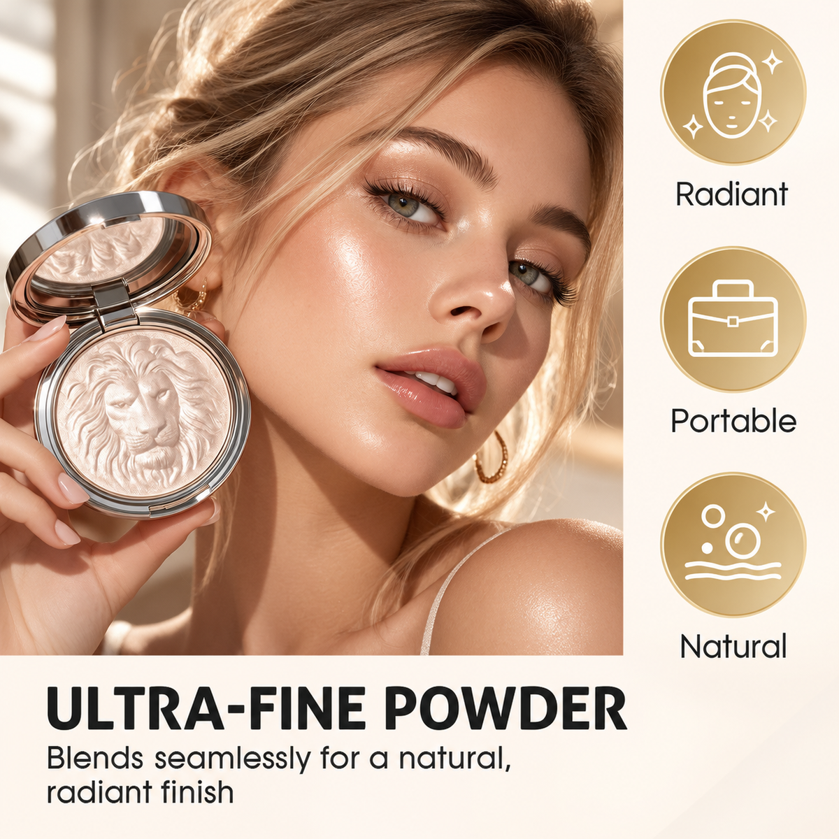 Highlighter-Palette „Lion Embossed Shimmer“