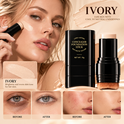 High-Coverage Waterproof Concealer Stick – Tattoo & Imperfection Coverage